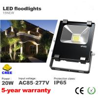 Buy cheap CREE SMD 20W LED Floodlights 85-277VAC Outdoor IP65 Waterproof flooding lamp product