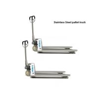 Buy cheap Heavy Duty 2 ton Stainless Steel Manual Hand Pallet Truck with 2.9 inches product