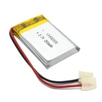 Buy cheap 3.7V 250mah Lipo 502030 Rechargeable Lithium Ion Polymer Battery Pack 3.7 V product