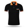 Buy cheap Embroidery Logo Fabric 240gsm Polo White V Neck T Shirt For Woman from wholesalers