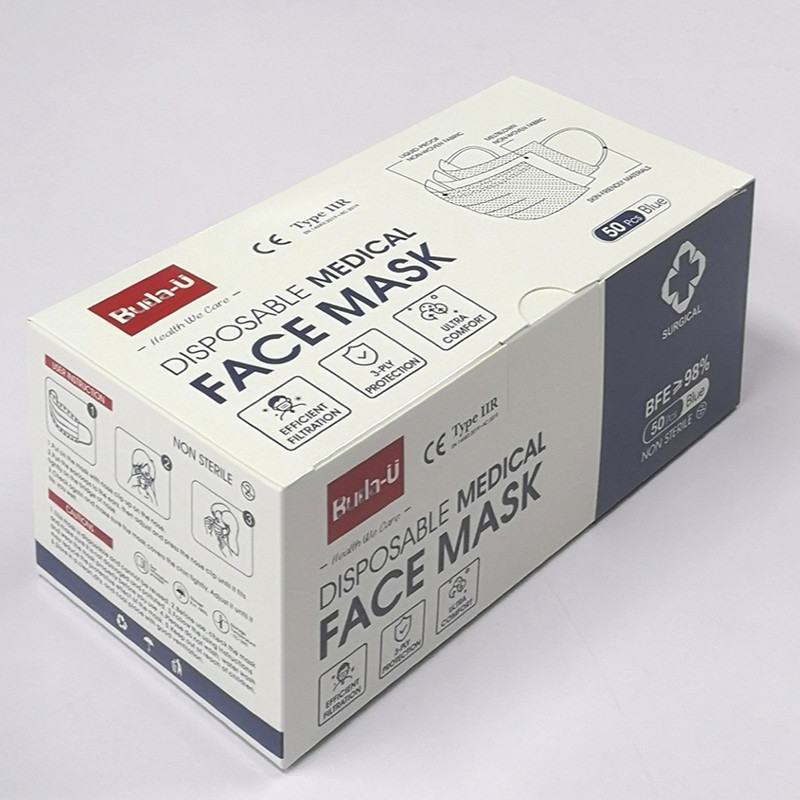 Breathable Surgical 3 Ply Face Mask 98% Min BFE EUA Approved