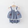 Buy cheap 90CM Girls Cartoon Bunny Summer Short Overalls Plus Size Overall Shorts from wholesalers