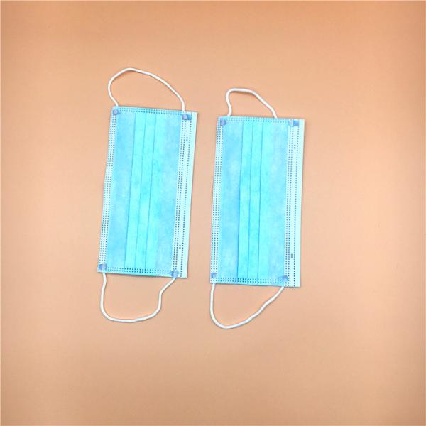 Buy cheap 3 Ply Earloop Disposable Dust Mask / Blue Face Mask Surgical Disposable from wholesalers