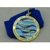 Buy cheap Hawaiian Canoe Club Ribbon 3d Medal by Zinc Alloy Die Casting With Gold Plating from wholesalers