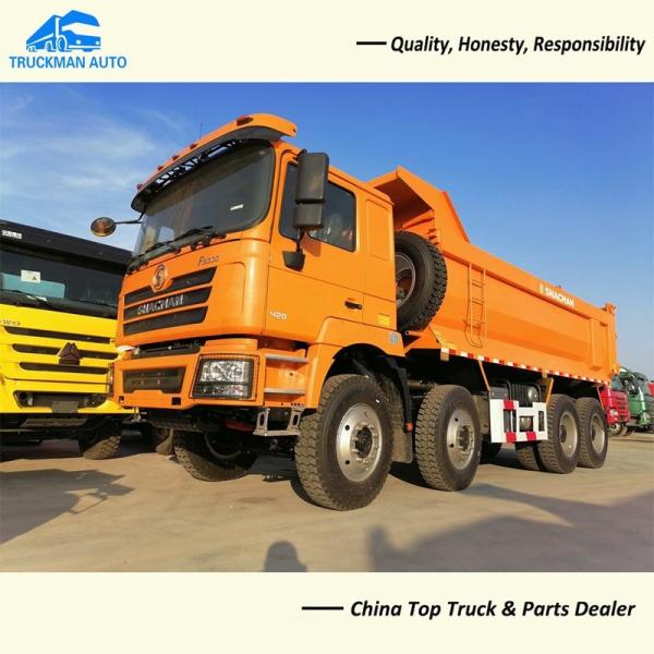 Buy cheap 50 Tons SHACMAN 8x4 Tipper Truck With 420HP Cummins Brand Engine from wholesalers