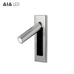 Revolving reading lights hotel bedside LED wall lights RV reading villa