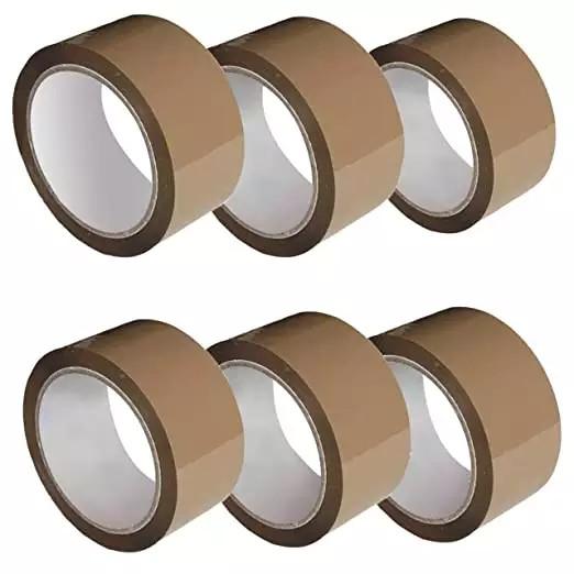 Buy cheap Brown Carton Sealing Bopp Packing Tape Strong Clear Adhesive Tape Jumbo Roll from wholesalers