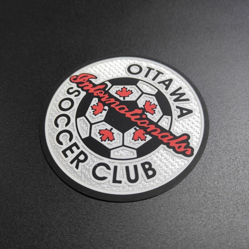 Iron On Flat Print 3D Silicone Patch With Hot Melt Backing Multiple Colors