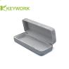 Buy cheap Square Grey PU Leather Metal Optical Glasses Case Packing Sunglasses Box Set Bag Factory from wholesalers