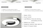 Modern LED Ceiling Lights For Living Room Bedroom overhead lamp fixtures (WH-MA