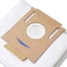 Buy cheap Vacuum cleaner filter non-woven fabric dust paper card bored Ecovacs Deebot Ozmo T8 T8 AIVI from wholesalers