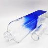 Buy cheap 280ml Capacity Gradual Change Blue Square Glass Wine Bottle with Alumina Screw Cap from wholesalers