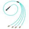 Buy cheap G657A2 OM4 MTP MPO LC Fiber Breakout Cable for CATV from wholesalers