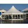 Buy cheap Octagonal Glass Marquee Tent ML-075 , Aluminium Pagoda Tent SGS Approved from wholesalers