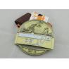Buy cheap Antique Brass Plating Ribbon Medals Die Casting , Iron Man Medal from wholesalers