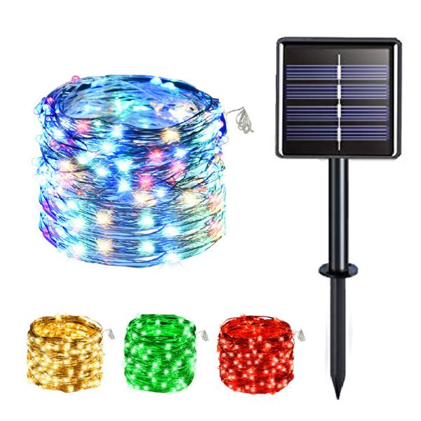 Buy cheap Solar Panel IP44 22m Garden LED String Lights 50 100 200 300 Led Rohs from wholesalers