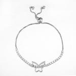 Chamilia 925 Silver CZ Bracelet 10.69g 92.5 Sterling Silver Mens Bracelet