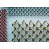 Buy cheap Decorative Metal Mesh Curtain Aluminum Gold 6mm X 6mm Customizable Room Divider from wholesalers