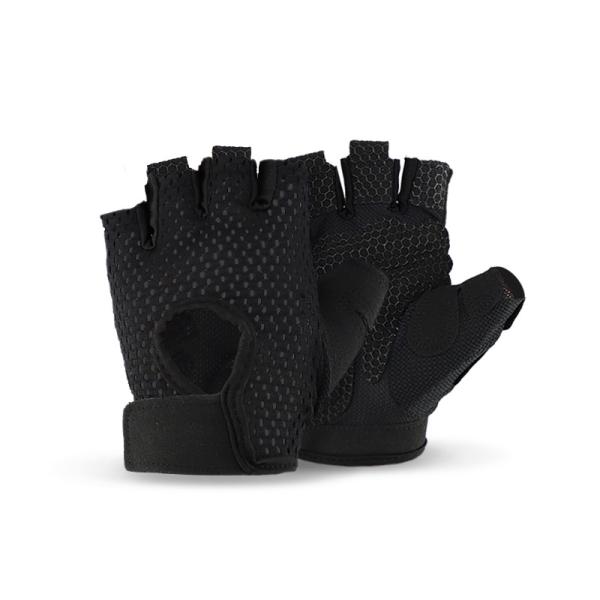 Buy cheap Professional Women fitness sport half finger riding gym yoga weightlifting gloves breathable non slip gloves from wholesalers