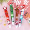 Buy cheap Christmas Ten Color Bullet Ballpoint Pen Cartoon Press Journal Ball Pen from wholesalers