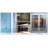 Buy cheap Dia. 32mm tub curved design gate handles brass / SUS exterior door handles set W-DH606 glass shower door handle from wholesalers
