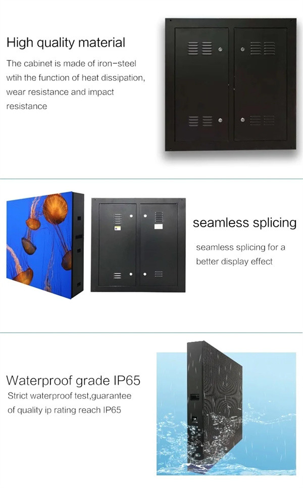 P3 P4 P5 P6 P8 Fixed Outdoor Digital Video Wall LED Display Waterproof 3D Billboard Advertising LED Display