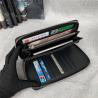 Buy cheap Genuine Real True Crocodile Belly Skin Male Clutch Purse Men's Long Wallet Authentic Alligator Leather Large Card Holder from wholesalers