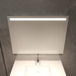 Intuitive Touch Large Led Bathroom Mirror Moisture Proof For Hotels