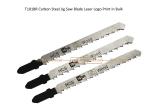 T101BR Carbon Steel Jig Saw Blade Laser Logo Print in Bulk size:100mmx8x10T,
