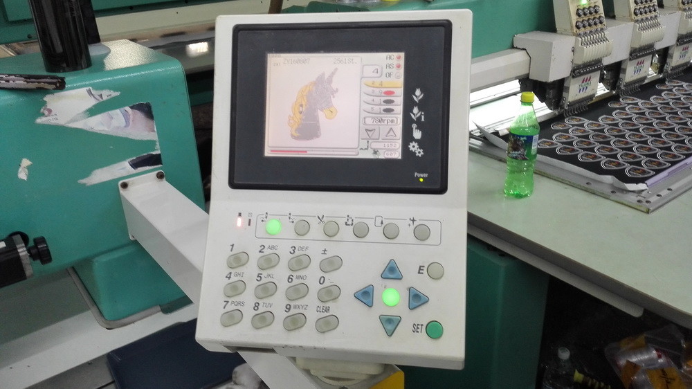 Used Tajima Multi Head Embroidery Machine 20 Head 330 x 680mm Emb Area