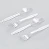 Buy cheap Transparent plastic forks 18 cm length from wholesalers