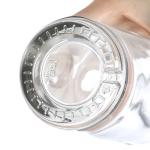 High Weight Square Clear Glass Bottle For Vodka Whiskey Rum Gin 250ml 500ml