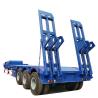 Buy cheap 60T BPW Low Bed Semi Trailer 3.66m Tall 16 Wheeler Low Bed from wholesalers