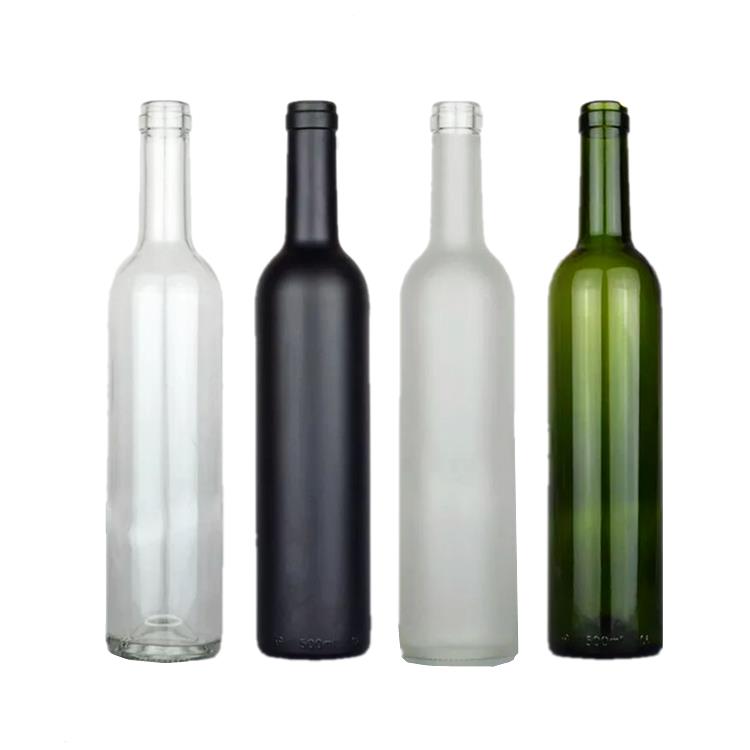 RICH Customized 700ml 500ml Glass Bottle for Vodka Gin Whiskey Rum Industrial Beverage