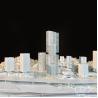 Buy cheap Concept Miniature Skyscraper Model Office Building Maquette Aedas 1:1000 from wholesalers