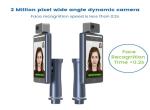 Facial Recognition Thermometer Kiosk , 0.5-1.5m Thermal Body Temperature