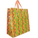 laminated bopp customized pp woven shopping bags /colorful pp woven iron zip