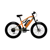 Buy cheap Full Suspension Fat Tire E Bike Electric Bicycle For Seniors 1000w 48v 17Ah product