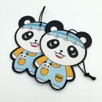 Customized 2mm Lemon Scent Hanging Paper Car Air Freshener