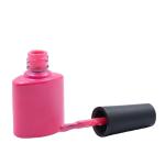 Black Bottle Gel Glass Nail Polish Bottle Bamboo ODM 10ml 0.5oz