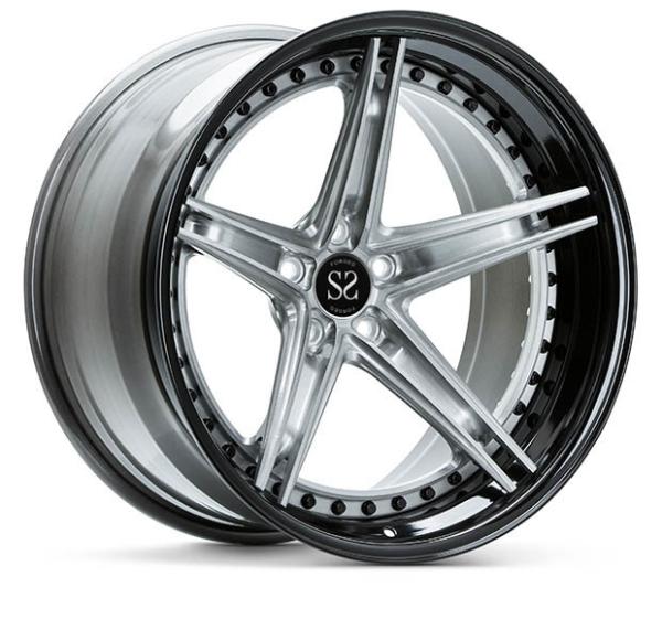 Buy cheap 19x8.5 And 19x9.5 Custom Forged 3PC Rim For Mercedes-Benz C-Class AMG C 63 S Br205 from wholesalers