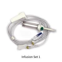 Buy cheap Medical Single Iv Infusion Giving Set Infusion Set With Burette product
