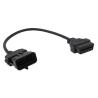 Buy cheap OBD2 OBDII J1962 Female to Opel 10 Pin OBD1 Male Connector Cable from wholesalers