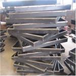 Street Light Poles Welding Parts with Heavy Steel Structure and Round Customized