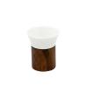 Buy cheap Home Art Crafts Perfume Bottle Lid Wooden Ceramic Cup Base With Wooden Stand from wholesalers
