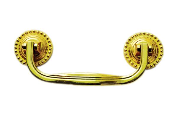 Buy cheap Copper plating 19.0*7*H6.6 CM zamak metal coffin handle H004 from wholesalers