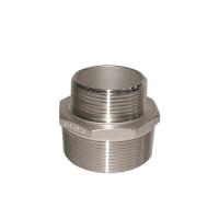 Buy cheap Water Supply Stainless Steel Pipe Fittings Female Threads Hex Nipple product