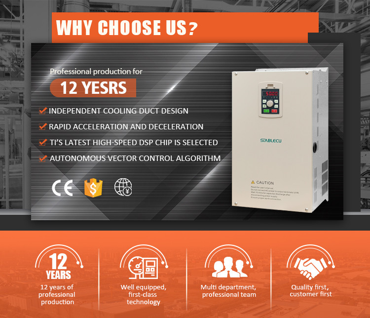 380V Three Phase Pump Frequency Inverter 45KW To 55KW