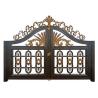 Buy cheap Modern House Wrought Iron Main Gate , New Design Wrought Iron Front Door from wholesalers