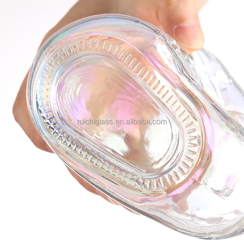 Champagne Custom Unique Special Shape 500ml 750ml Glass Skull Liquor Spirits Bottle